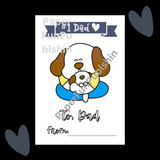 Father's Day Instant Download Gift Coloring and Fill In Gift from Children