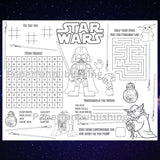 Star Wars Party Game, Star Wars Activity Coloring Page,  Star Wars Activity Placement Printable Instant Download