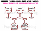 Pink Bridal Shower Game Wine Bachelorette Drink If Custom Game Bridal Shower Game Different Bridal Shower Game Fun Different Bridal Instant