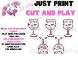 Wine Party Game Wine Party Ideas Wine Tasting Party If Custom Game Bridal Shower Game Girl Night Different Bridal Game Fun Different Instant